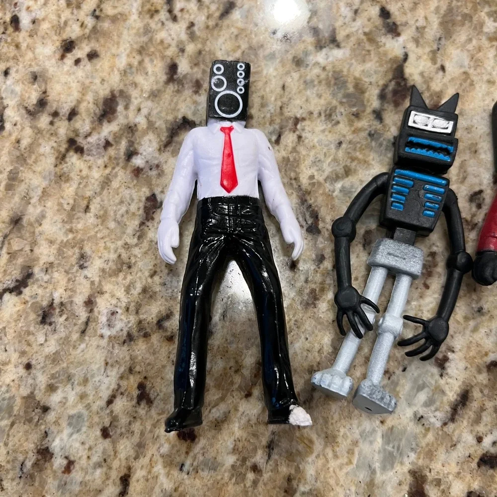 Skibidi Toilet Action Figure Lot 5pc Speaker Man TV Man Titan Meme Toys